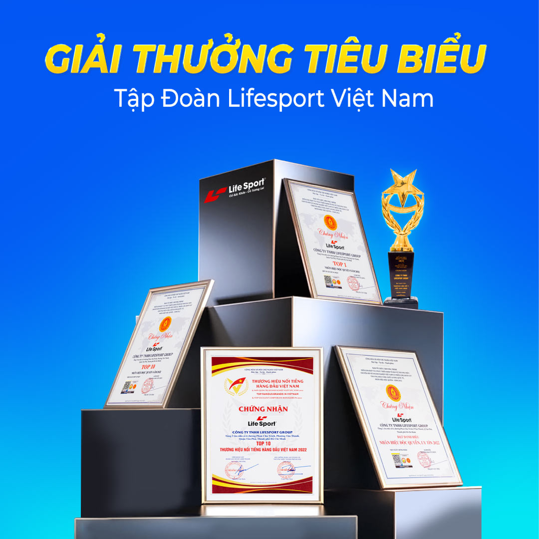 Lifesport vinh dự đặt nhiều giải thưởng