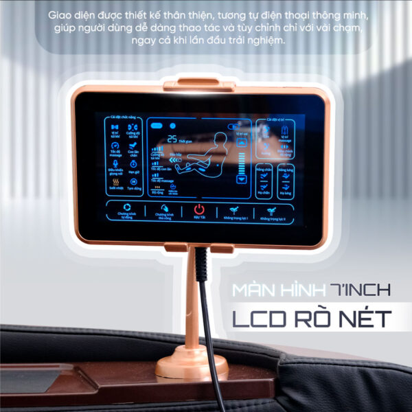 Ghế Massage Lifesport LS-379 - Đen Nâu Ghe massage lifesport ls 379 den nau 14