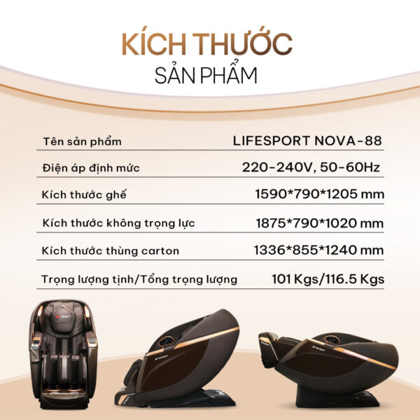 ghe massage lifesport nova 88 18
