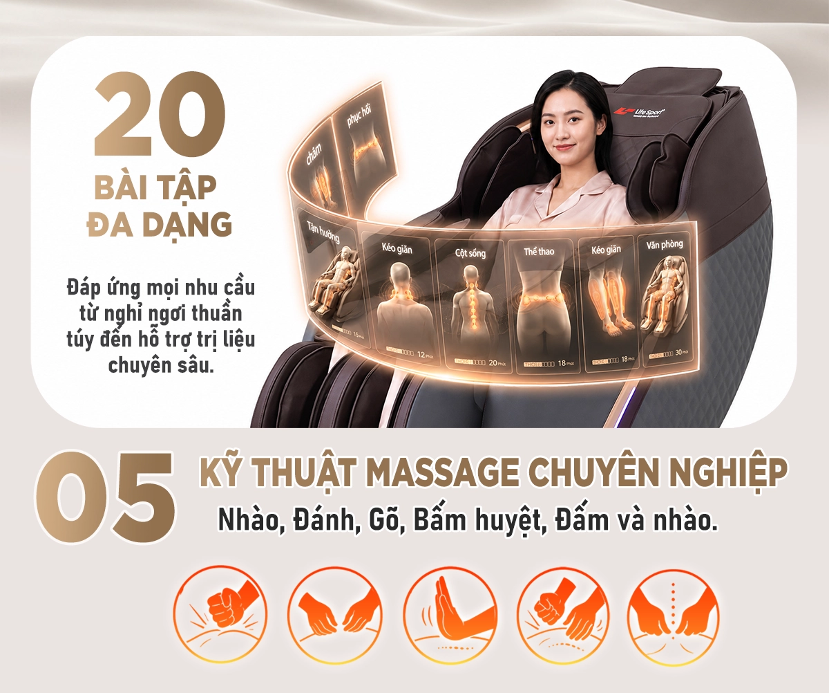 ghe massage ls 288 plus 4