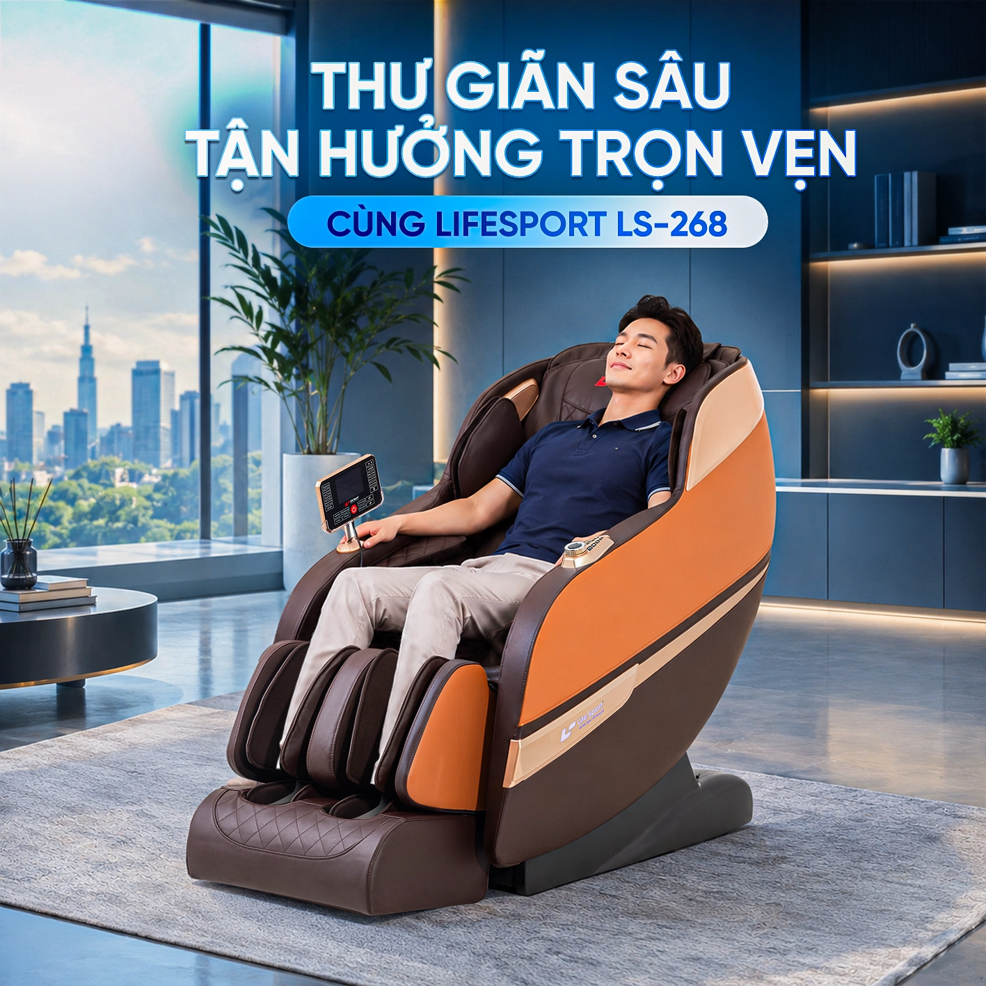 Ghế massage LS 268 giá rẻ